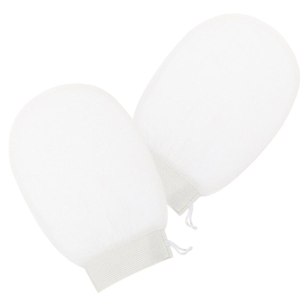 Exfoliating Gloves 2 Pack DualSided Body Scrubber Mitt for Shower Gentle Dead Skin Removal