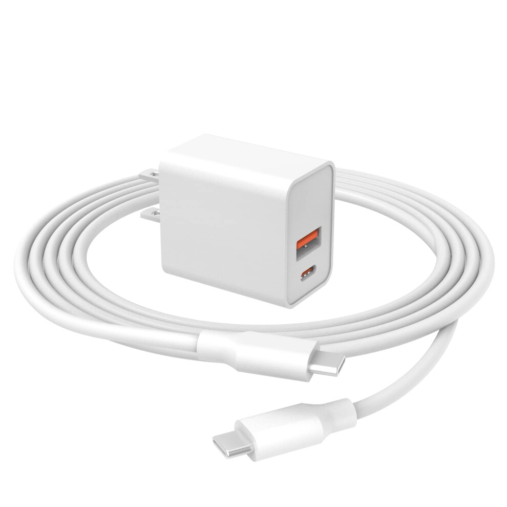 Usbc Fast Charger 20W For Ipad 10Th Generation 2022 10.9' Tablet With Dual Charging Ports 9455672983457