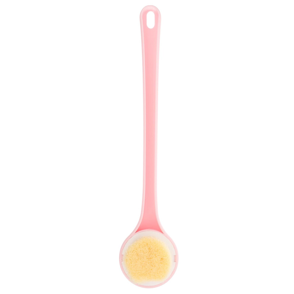 Long Handle Back Scrubber and Bath Brush with Ergonomic Grip for Gentle Exfoliation and Lotion Application