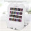 Professional Nail Art Display Rack with Clear Tip Chart and Realistic Practice Surface Size 1 5