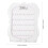 Professional Nail Art Display Rack with Clear Tip Chart and Realistic Practice Surface Size 1 4