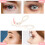 Mini Eyelash Curler Set with Wide Angle and Precision Partial Curl, 2 Pcs with Extra Silicone Pads 5