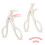 Mini Eyelash Curler Set with Wide Angle and Precision Partial Curl, 2 Pcs with Extra Silicone Pads 1