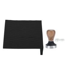 Silicone Coffee Tamper Mat with58mm Stainless Steel Tamper