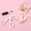Mini Eyelash Curler Set with Wide Angle and Precision Partial Curl, 2 Pcs with Extra Silicone Pads 2