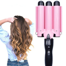 3 jumbo barrel curly iron wand 25mm hair degree temperature adjustable ceramic large waves hair senior