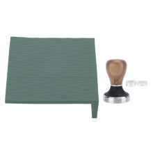 Silikon-Kaffeetampermatte mit 58-mm-Edelstahltamper