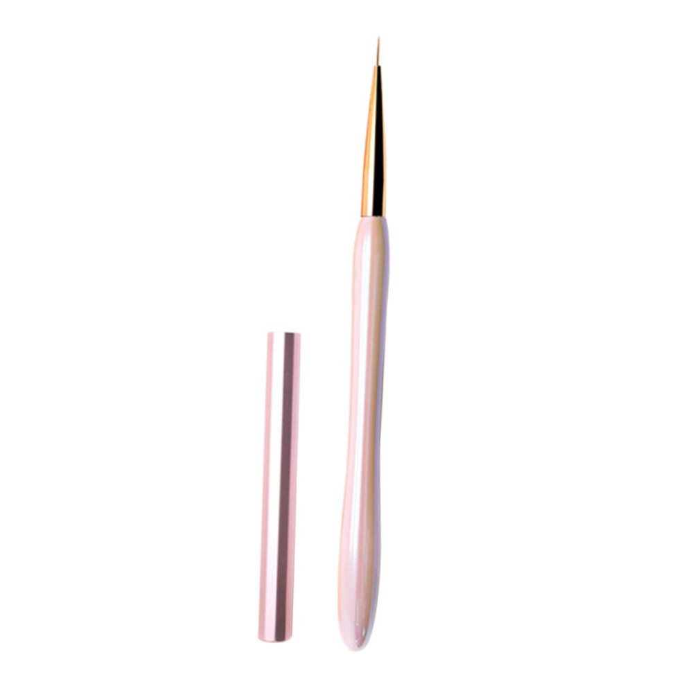 Pink Nail Art Pen For Gel Nails With Fine Detail Drawing Brush And Precise Striping Control