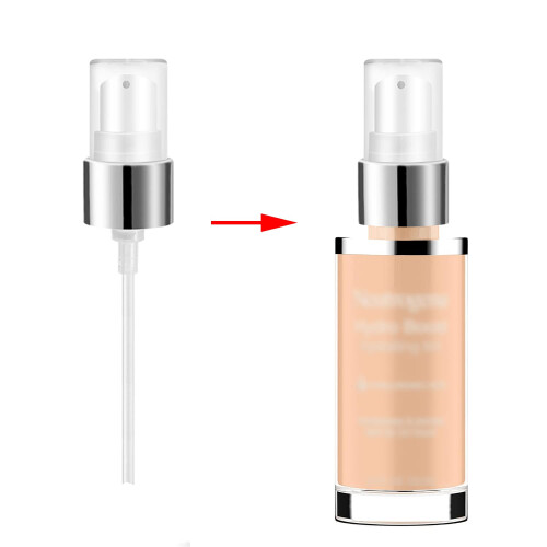 2PCS Foundation Pump Replacement for Neutrogena Hydro Boost Tint with Silver White Finish 2