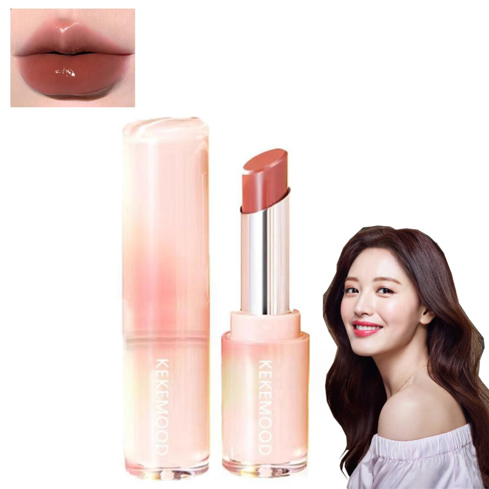 Long Lasting Glossy Lipstick and Moisturizing Tinted Lip Balm with Hydrating Nontransfer Finish #2