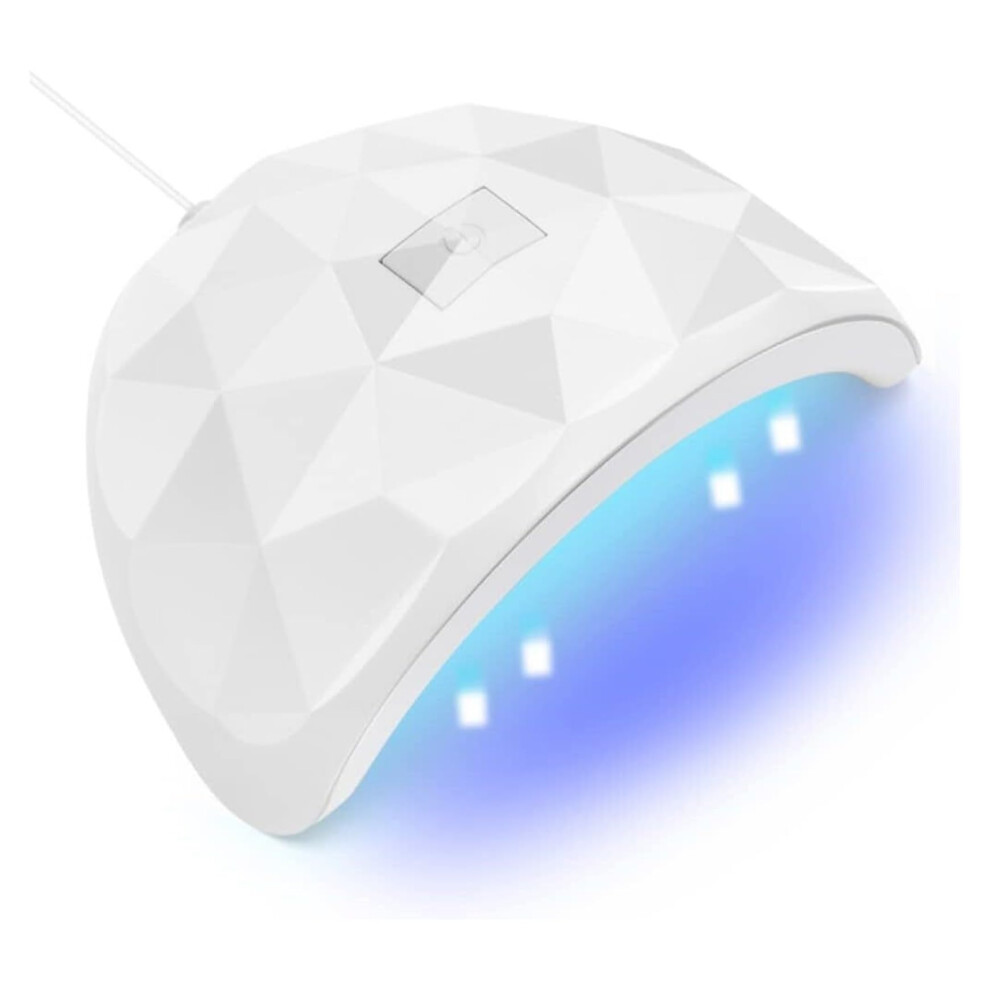 88W UV LED Nail Lamp with 3 Timer Settings for Fast Even Curing Gel Nail Dryer