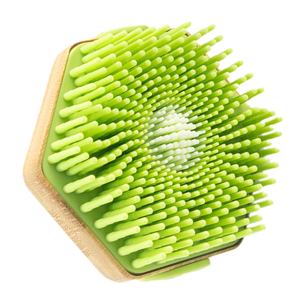 Silicone Bath Brush Body Scrubber with Soft Bristles for Gentle Skin Exfoliation and Shower Use