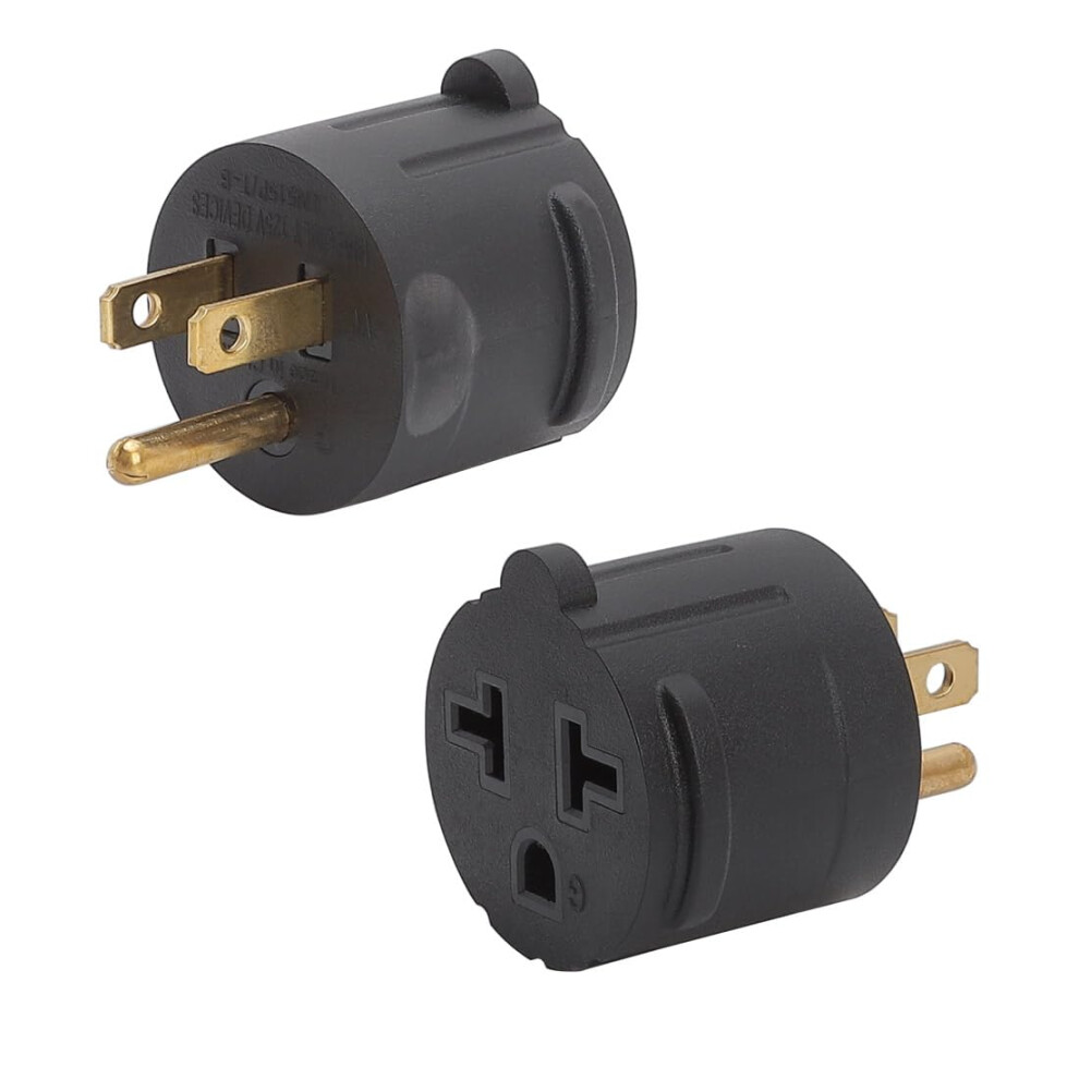 2Pack Ac Plug Adapter Nema 515P To 515/20R And 615/20R, 4In1 Plug Converter, 15A To 20A 9092120483888