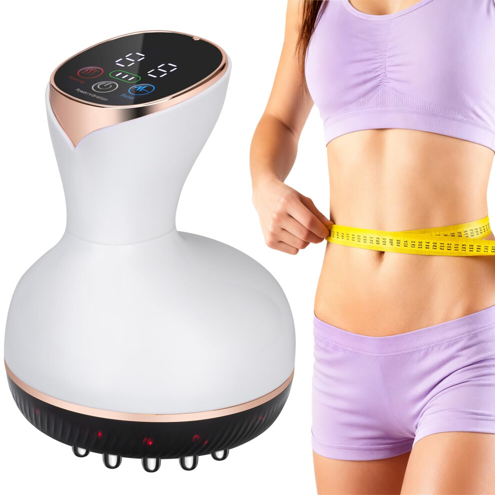 Lymphatic Drainage Massager with Heat, Vibration and Red Light for Cellulite Reduction and Body Slimming