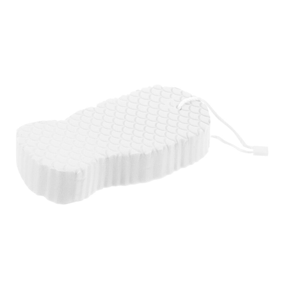 Soft Embossed Baby Bath Sponge Gentle for Sensitive Skin Newborn Body and Face Cleansing