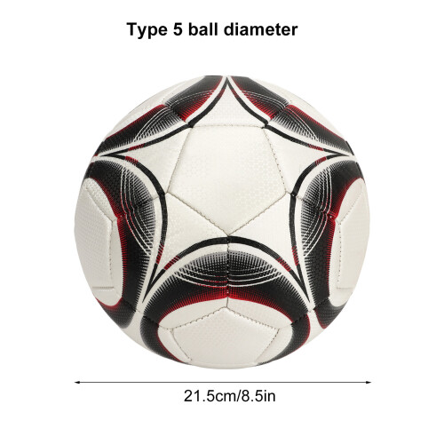 Roter Typ-5 PVC-Fußball - Doppel-Schicht 1
