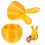 Golden Plastic Easter Eggs Rabbit Ear Theme for Hunt and Gifts 10