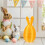 Golden Plastic Easter Eggs Rabbit Ear Theme for Hunt and Gifts 6