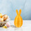 Golden Plastic Easter Eggs Rabbit Ear Theme for Hunt and Gifts 7