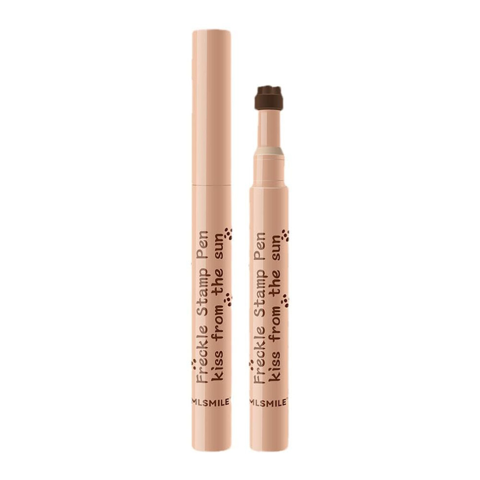 Freckle Pen Waterproof Long Lasting Quick Dry Natural Fake Freckles Makeup Stamp Tool
