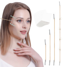 Eye Lift Tape for Wrinkles with Invisible Face Lifting Strips, Instant Eye Lift, 4 Ropes 5 Pairs