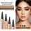 Waterproof MicroFork Eyebrow Pencil, SmudgeProof 4Tip Microblading Brow Pen for Natural Finish 3