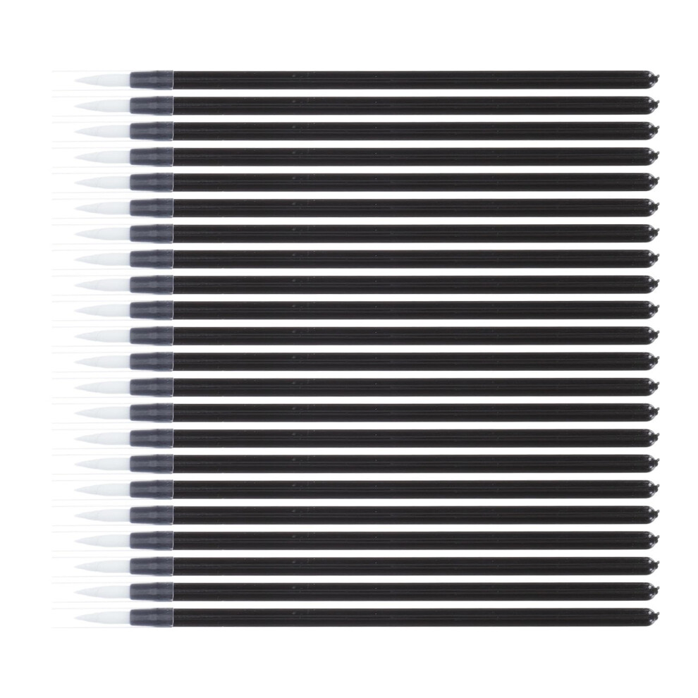 50pcs Eyeliner Brush with Cap for Precise Eye Makeup and Liquid Eyeliner Application