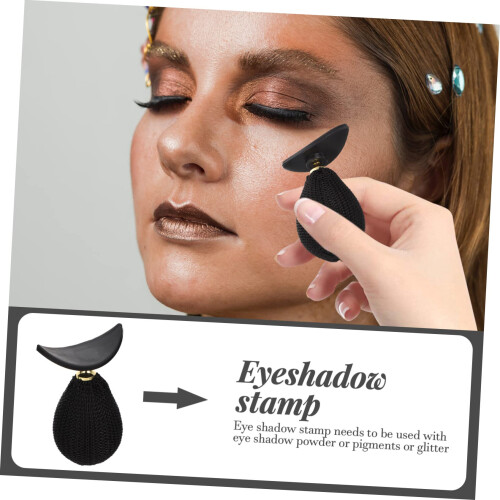 5pcs Silicone Eyeshadow Stamp Set for Fast Crease Shaping, BeginnerFriendly and Reusable 1