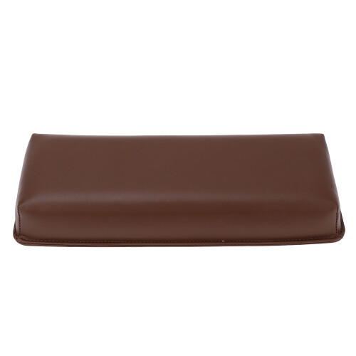 Reposabrazos para uñas de cuero PU con espuma viscoelástica rectangular negro 2