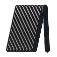 20 Pack 100/180 Grit Nail Files Black Dual Grit Emery Boards for Acrylic and Natural Nails