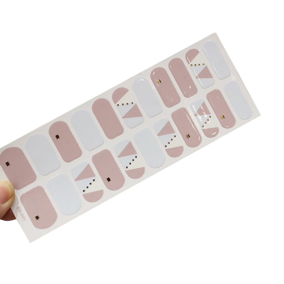 Nail Art Stickers Full Coverage SelfAdhesive EcoFriendly Shining Finish for Nail Decoration
