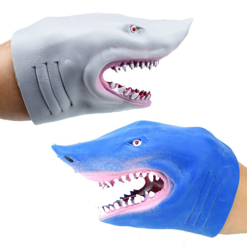 Dehnbare Hai-Handpuppe, TPR, 14cm 2