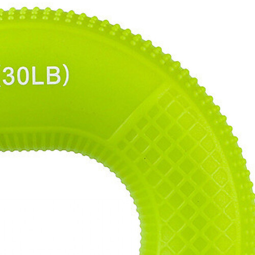 Portable Silicone Dual Strength Ring Hand Exerciser for Finger Circulation Green 2