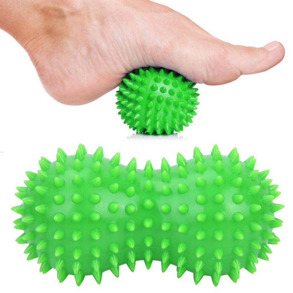 Spiky Peanut Massage Ball for Plantar Fasciitis, Deep Tissue Foot Roller for Muscle Pain Relief 1#