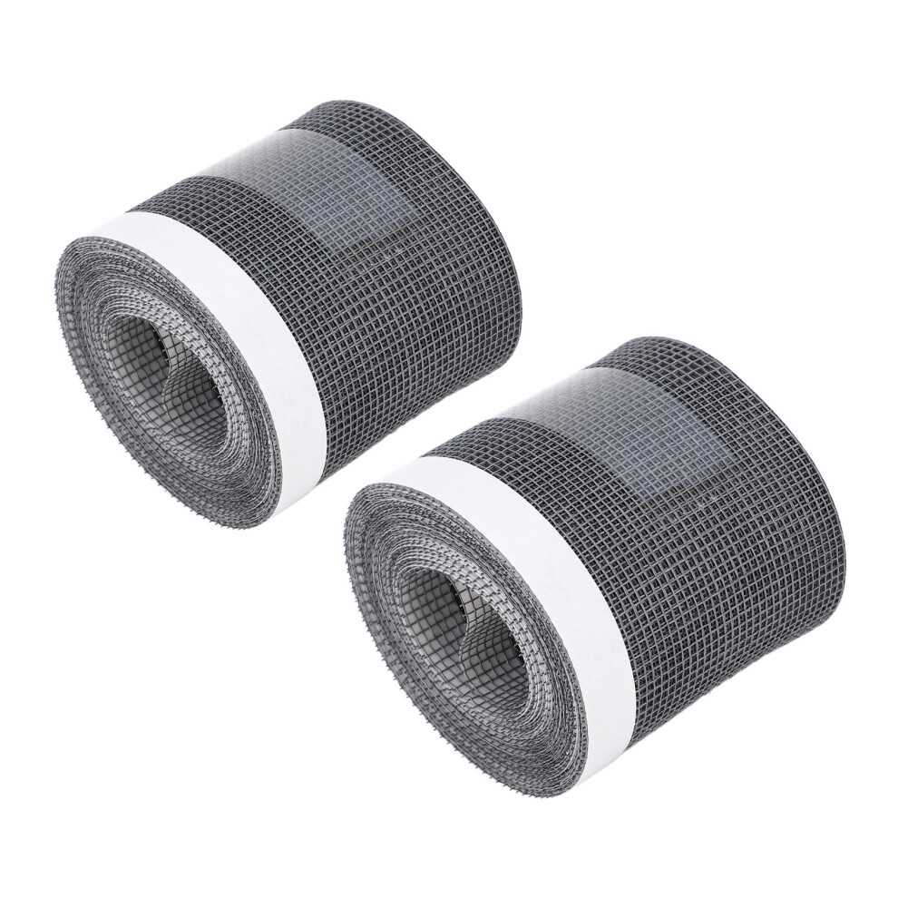 2Pcs Window Screen Repair Tape, Cuttable, Strong Adhesive Mesh Patch 8721384718689
