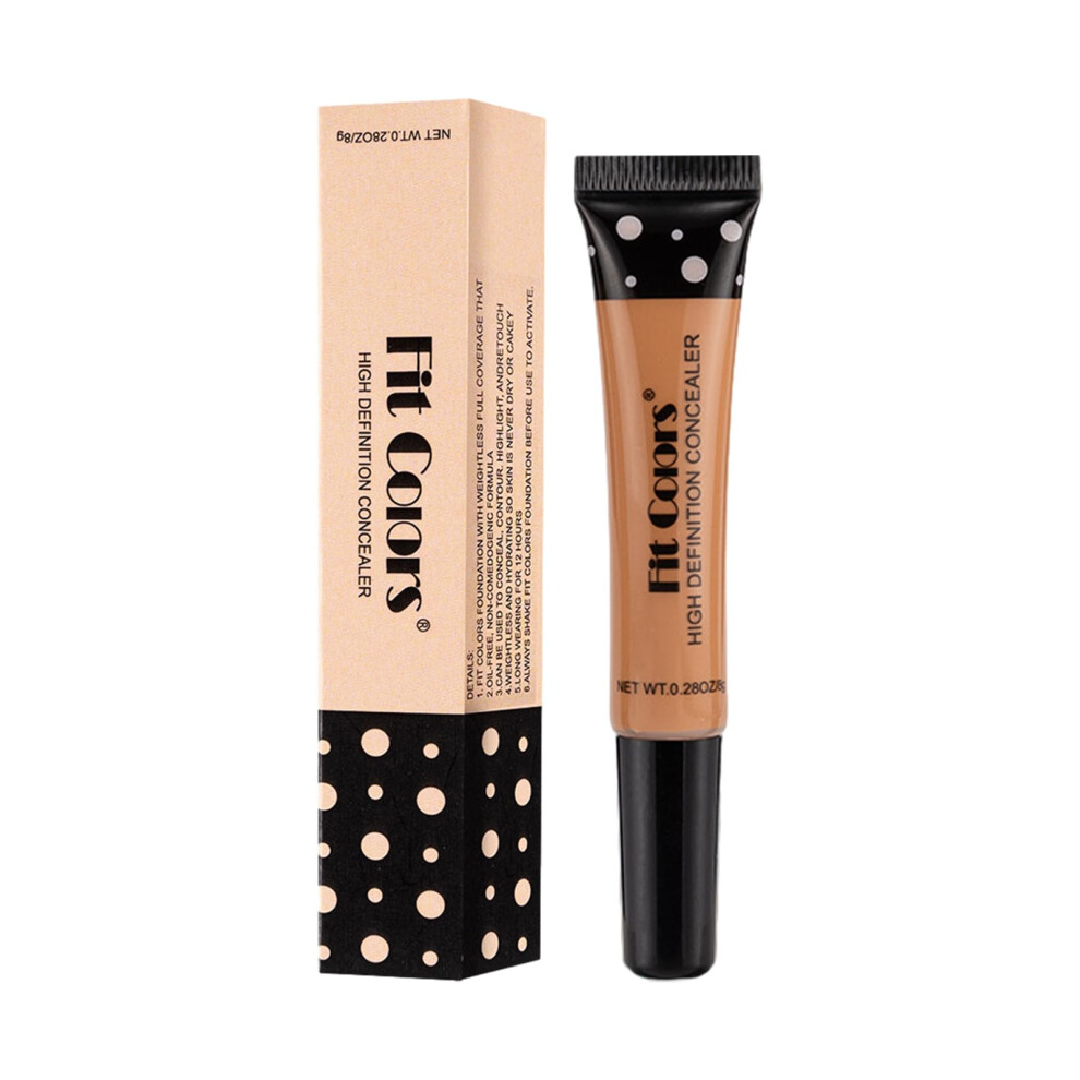Dark Full Coverage Waterproof Concealer For Circles, 8G Antiaging Under Eye Corrector