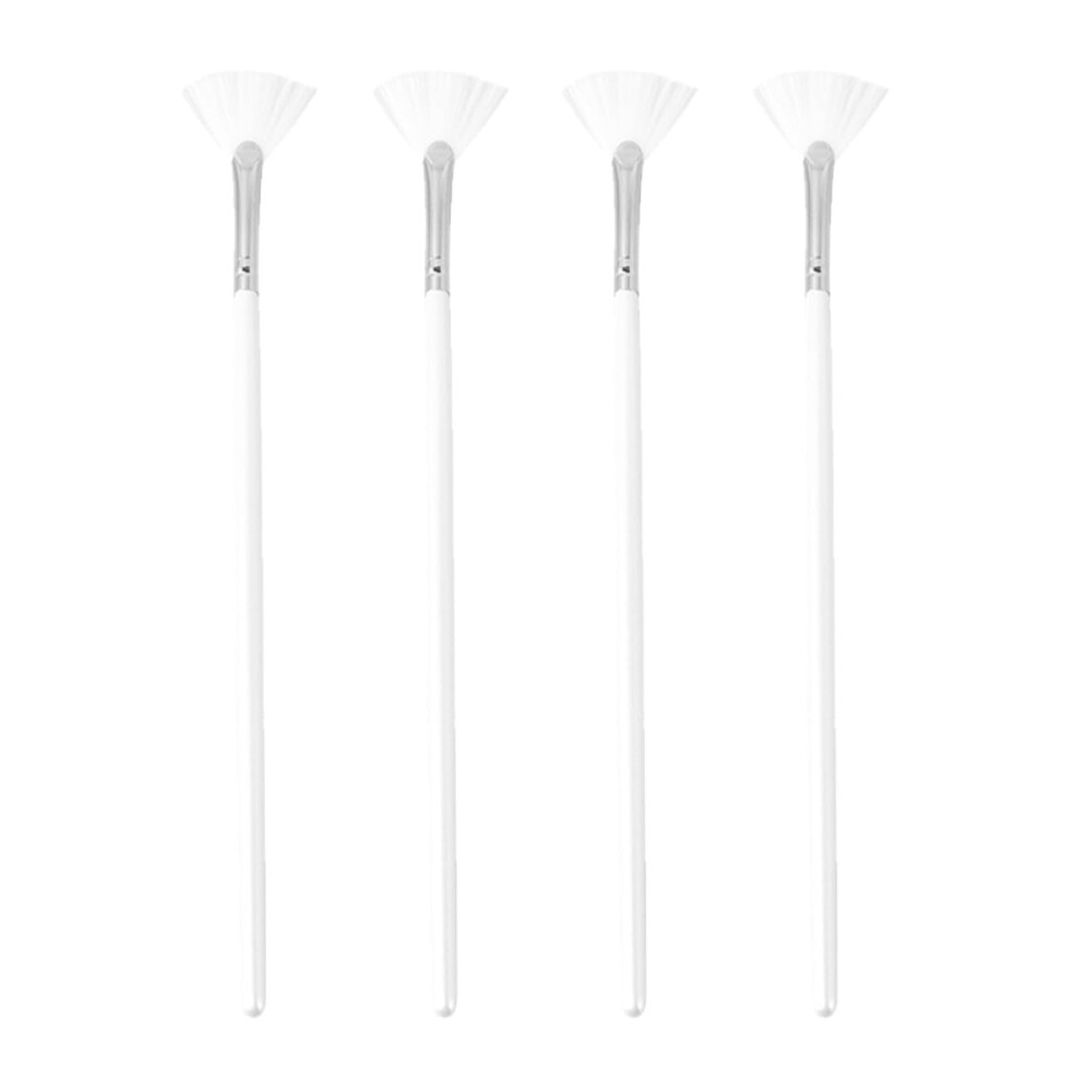 Facial Mask Brush Set with Gentle Soft Bristles and Long Handle for Even Skincare Application