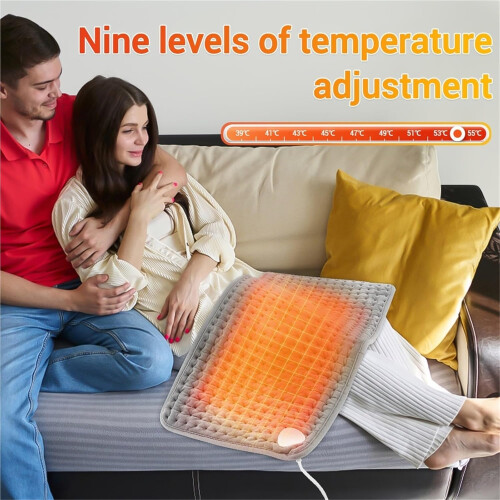 Electric Heated Blanket with Timer, Adjustable Temperature, Soft Knitted Fabric, 220V 1