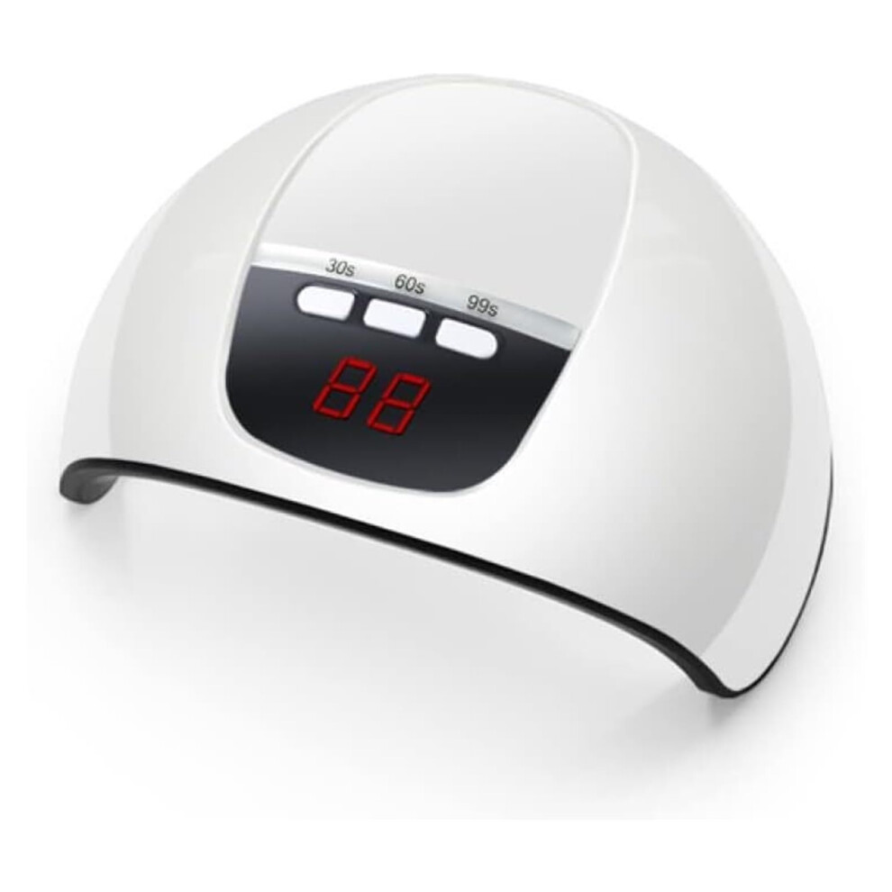 UV LED Nail Lamp 54W Gel Nail Dryer with Timer, Auto Sensor and Fast Curing for Manicure Pedicure
