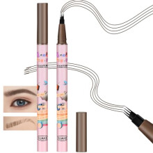 Waterproof Microblading Eyebrow Pen 4 Tip Precision Brow Pencil for Natural Long Lasting Look