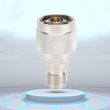 N Male to TNC Female Adapter 2 Pack Gold Plated for Signal Connections Durable