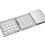 Rechargeable Foldable Keyboard With Bluetooth 5.1 And Sturdy Design Perfect For Syncing Up To Three Devices For Seamless Workflow 1