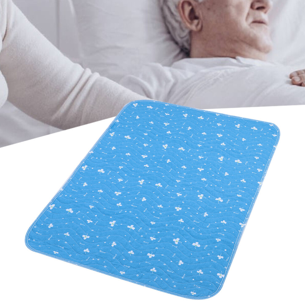 Blue Washable Waterproof Kids & Adult Underpad 60X90cm Anti-Slip