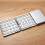 Rechargeable Foldable Keyboard With Bluetooth 5.1 And Sturdy Design Perfect For Syncing Up To Three Devices For Seamless Workflow 2