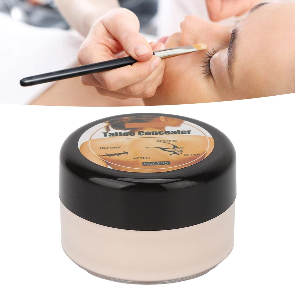 Light Tattoo Concealer Waterproof Full Coverage For Scars Bruises Birthmarks Long Lasting 0.7Oz