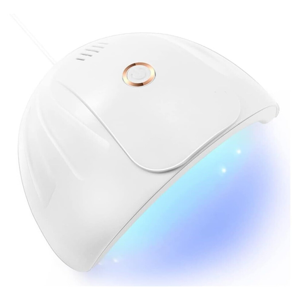88W UV LED Nail Lamp with 3 Timers for Fast Even Curing, Professional Gel Manicure and Pedicure