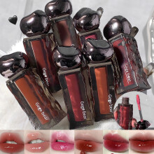 Lip Gloss Set and Liquid Lipstick Kit, Waterproof Long Lasting, 6 Colors Plumping Moisturizing Gift