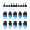 10 Pack 8ml Empty Lip Gloss Tubes with Wand, Transparent Gradient Blue Refillable Containers 1