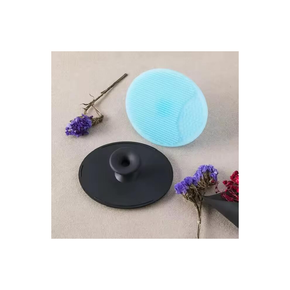 Blue 2 Silicone Face Scrubber With Soft Bristles, Deep Pore Cleansing Brush, Gentle Exfoliation,