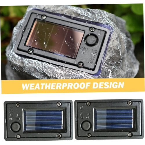Solar Light Replacement Parts Waterproof  with Sensor 2.8x1.6 Inch Battery Box Kit 1